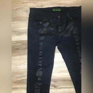 Alternative Vintage Kreepsville Low Rise Skinny Jeans